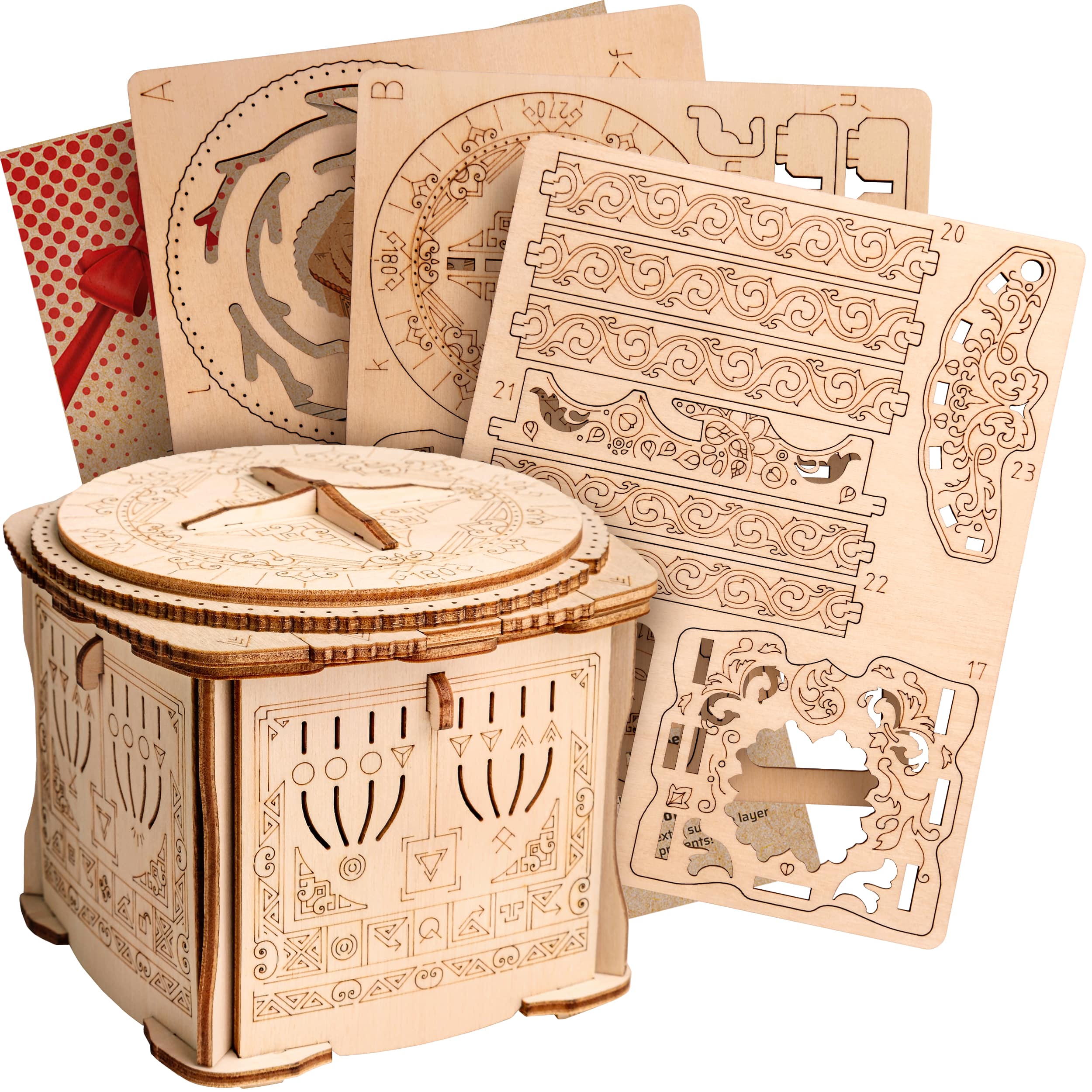 Obrazy i zdjęcia Wooden Secret LOCK BOX. ESC WELT.